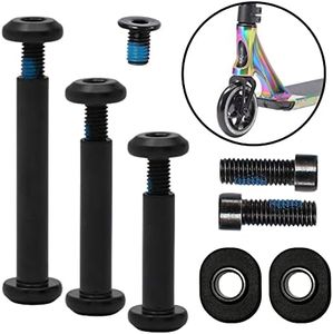 Envy Scooters Hardware Replacement Pack – 28mm, 38mm, 50mm axles, 20mm clamp Bolts, 5mm Brake Bolt Replacement pro Scooter axle (Prodigy, COLT, Envy ONE, KOS)