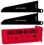 Saxton SSB229CT Wood & Plastic Blade Compatible with Black and Decker Piranha Scorpion Saws (Pack of 2)