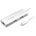 Macally UCDOCK Aluminium 6-in-1 USB-C Multiport Hub