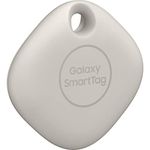 Samsung Galaxy SmartTag EI-T5300 Bluetooth Tracker & Item Locator for Keys, Wallets, Luggage and More, Oatmeal