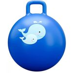 Mini Steps Sit & Bounce Hop Ball for Kids – Indoor & Outdoor Jumping Toy, Durable Rubber Bouncing Ball (Size 56cm/22 Inch, Multicolor)