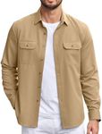 COOFANDY Men's Shirt Jacket Casual 