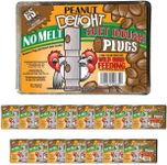 C&S Peanut Delight No Melt Suet Plugs, 16 4-Packs
