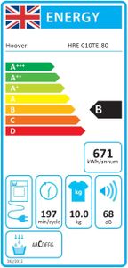 Hoover 10kg Condenser Tumble Dryer – White