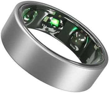 Gabit Smart Ring | Health & Fitness Tracker | Stress & Sleep Monitoring | Buy Ring Sizing Kit First | 15+ Workout Modes | Track Steps, HRV, HR, SPO2 | Smart Ring for Men & Women | Matte Silver 13