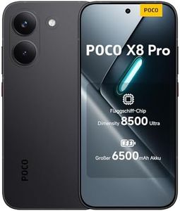 XIAOMI Poco X8 Pro Smartphone 12GB+512GB, Handy mit Android, Dimensity 8500-Ultra Prozessor, 6500mAh Akku, Ultra-helles AMOLED Display, 50MP Sony IMX882 Hauptkamera mit OIS, Schwarz, 3 Jahre Garantie