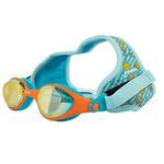 FINIS DragonFly Goggles - Kids Swim Goggles for Ages 4-12 with UV Protection, Buoyant Neoprene Strap, and Durable Lenses - PVC- and Latex-Free - Treasure