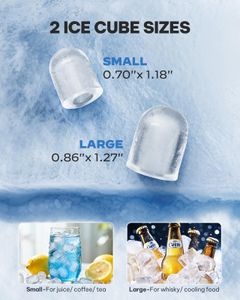 Silonn Portable Ice Maker – Countertop Compact Ice Machine