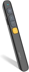 NORWII N29 Wireless Presenter Presentation Clicker, 330FT Long Contol Range Hyperlink Volume PowerPoint Clicker Presentation Remote Slide Advancer for Laptop Computer (N29 Black-Red Light-AAA)