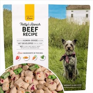 Tally's Ranch Beef Freeze-Dried Raw Dog Food, Complete & Balanced, 2 lbs