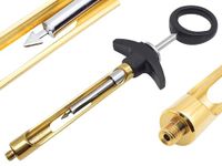 Dental Syringe Aspirating 1.8ml Black & Golden anesthetic Syringe Dental Instrument by Wise Linkers