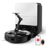 roborock Saros Z70 Robot Vacuum and Mop, OmniGrip Mechanical Arm, AI-Powered, 22,000Pa, 3.14'' Ultra Slim, FlexiArm Riser Technology, AdaptiLift Chassis, Obstacle Avoidance, Multifunctional Dock 4.0