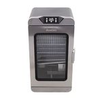 Char-Broil Digital Smoker with Double-Wall Insulation, 37°C to 135°C Temp Control, Meat Thermometer, Auto Shut-Off, 4 Racks, Silver