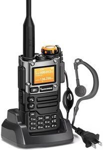 QUANSHENG K6 UVK5(8)AM/FM/DTMF walkie Talkie 200Three Frequency Receiving walkie Talkie NOAA Weather Forecast, with Flash Replication Frequency Tpye-C LCD Display for Hiking Camping Trip Two-way radio