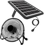 Solar Powered Fan, 8 Inch Install-F