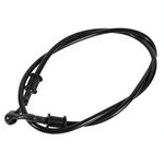 Motorcycle Oil Hose, 50cm - 120cm Motorcycle Braided Steel Brake Clutch Oil Hose Line Pipe 4 Colors(600mm-Black) Modification of brake system