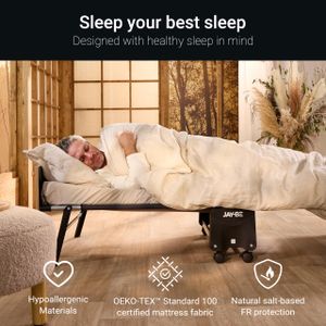 JAY-BE Single Folding Bed – GP80 Compact Guest Bed