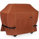 NettyPro BBQ Grill Cover 68 Inch Waterproof Heavy Duty Outdoor Barbecue Covers for Most Brands of Grill, Brown