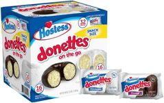 Generic Hostess Mini Powdered & Frosted Chocolate Donettes 32 pk.