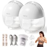 NCVI Wearable Breast Pump，Wireless Portable Pump with Strong Suction
