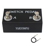 Yueyinpu Dual Switch Pedal For Gutar Effect Pedal With TRS Cable Momentary(Unlatch Dual Switch)