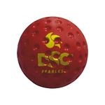 DSC Plastic Dimple Machine Cricket Ball (Red), standard