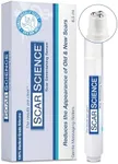 ScarScience Medical Grade Silicone Scar Gel in Massage Roller - Gel Scar Cream for Newly Healed Wounds and Older Scars - Surgical, Acne, Burns, Hypertrophic, Keloids - All Skin Tones - Tattoo Safe