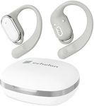 Echelon Open Ear Headphones, Lightweight Design, Ergonomic Ear Hooks, Fast Charging & IPX5 Waterproof, Crystal-Clear Calls for Sports and Daily Use Wireless Earbuds - White