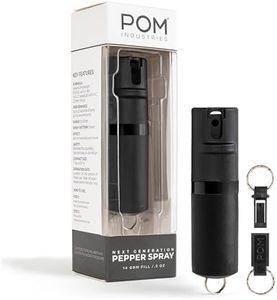 POM Pepper Spray Keychain - Flip Top Safety
