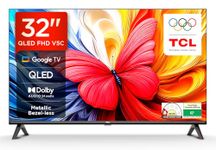 TCL 80 cms (32 inches) V5C Series Full HD Smart QLED TV Google TV 32V5C (2025 New Model)