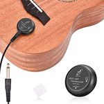 OTraki Acoustic Guitar Passive Pickup Stable Contact Microphone Transducer Self Adhesive Volume Control Piezo Picks Easily AMP UP Pickups for Acoustic Classical Violin Ukulele Mandolin Banjo Cello