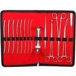 Alis D & C Gynecology Surgical Instruments – Silver Stainless Steel 410 Grade Procedures Gyne Set with Kit Bag – Standard Set of 14 instruments