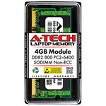 4GB DDR2 PC2-6400 LAPTOP Memory Module (200-pin SODIMM, 800MHz) Genuine A-Tech Brand