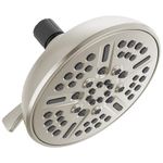 Delta Faucet 8-Spray Touch-Clean Shower Head Brushed Nickel, Delta Shower Heads, Showerhead, Brushed Nickel Shower Head, 1.75 GPM Water Flow, Stainless 75898CSN