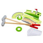 Bigjigs Toys, Crazy Golf Set, Wooden Toys, Mini Golf, Kids Golf Set, Crazy Golf Set For Kids, Garden Games, Outdoor Games For Kids, Kids Outdoor Toys