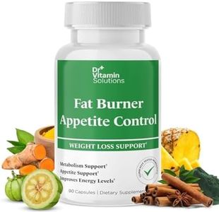 Fat Burner & Appetite Control Weight Loss Support for Women & Men - Metabolism Booster w/L-Carnitine, CLA, Chromium - Appetite Suppressant for Weight Loss - 90 Capsules