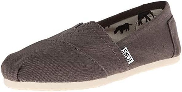 TOMS Men's Alpargata Loafer Flat, Grey, 9.5 US