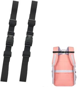 HOTMNTY Sangle Poitrine Sac a Dos,Sangle de Poitrine Réglable Robuste,Sangle Sac a Dos Sternum pour Sac à Dos avec Boucle,Sangle de Poitrine pour Sac à Dos,2 Paires,Noir
