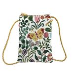 Signare Tapestry Mini Crossbody Phone Bag, Ladies Purse for Phone, Mobile Phone Bag, Phone Purse, Smart Phone Bag (Spring Flower)