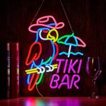 Tiki Bar Parrot Neon Sign for Wall 