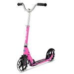 Micro Scooters | Cruiser LED Children's Scooter | Handlebar Adjustable | Lightweight | Light Up Wheels | Foldable | 6-12yrs | Boys & Girls | Pink