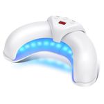 FEIGOMA Nail Fungus Light for Multiple Toenail, 905nm Infrared Light & 470nm Blue Light for Home Use, Safe & Effective (White)