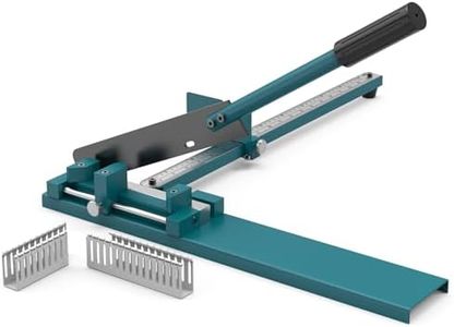 BreeRainz Wire Duct Cutter, Manual PVC Trunking Cutter Tool, Plastic Wiring Duct Cutting Machine for Open Slot Wire Duct and Cover Cutting, 45°/ 90° Angle Adjustable with Double Scale Ruler