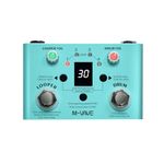 Looper Pedal with Drum Machine,Mini 2-in-1 Looper & Drum Machine Double Footswitch Looper Pedal Looper Guitar Pedal 30 Drums & 4 Loops High Precision Tuner Adjustable Speed