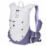 15L Lightweight Hiking Backpack,Water Resistant and Breathable Hiking Daypack for Outdoor Travel,Cycling,Hiking (Purple)
