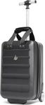 Aerolite 40x20x25cm Ryanair Maximum Under Seat Lightweight Eco Friendly Hard Shell Carry On Hand Cabin Luggage Travel Suitcase Cabin Bags 40x20x25 Underseat with 2 Wheels and TSA Approved Lock Black