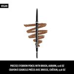 NYX PROFESSIONAL MAKEUP, Micro Brow Pencil, Precise Eyebrow Pencil - AUBURN