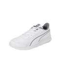 Puma Womens Dazzler WNS White-Smokey Gray-Black Sneaker - 5 UK (31218202)