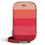 DailyObjects Printed Tallboi Sling Crossbody Bag For Women| Berry Quinn Print Vegan Leather Purse With 1 Compartment & 3 Slip Pockets Inside| Zip Closure With Brass Chain Strap| Stylish Strong Durable