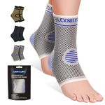 2 Pack Ankle Support for Sprained Ankle, Plantar Fasciitis Relief Achilles Tendonitis Support, Ankle brace Support for Men & Women, Ankle Compression Socks Support for Ligament Damage, Sports